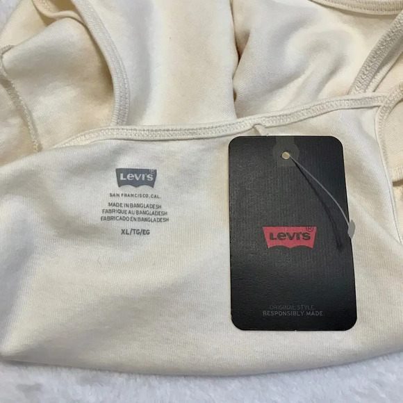 Levi's NWT Cream Tank Top Women XXL *Pls See Description* - Picture 7 of 8